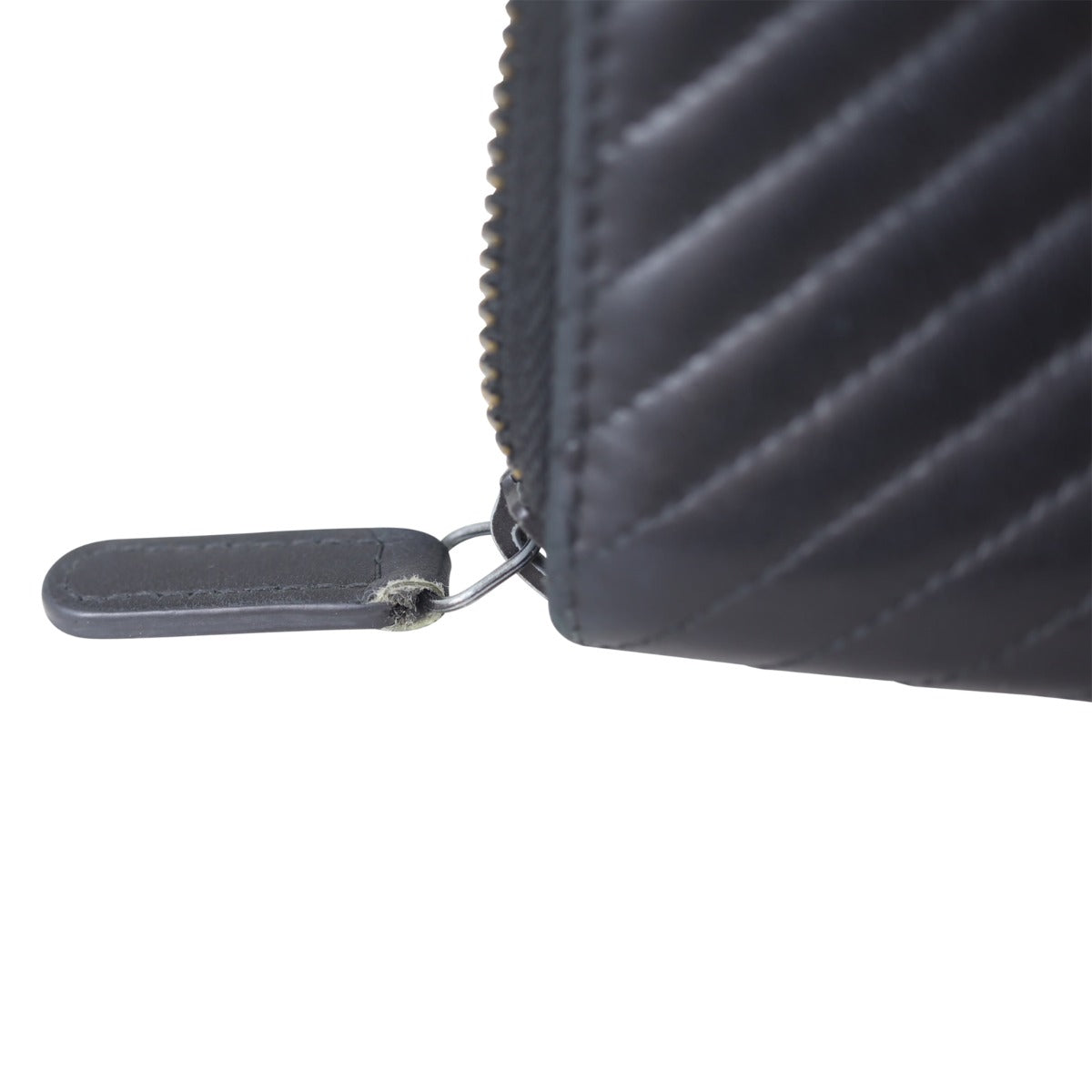 Chanel Chevron Zipped Coin Purse
