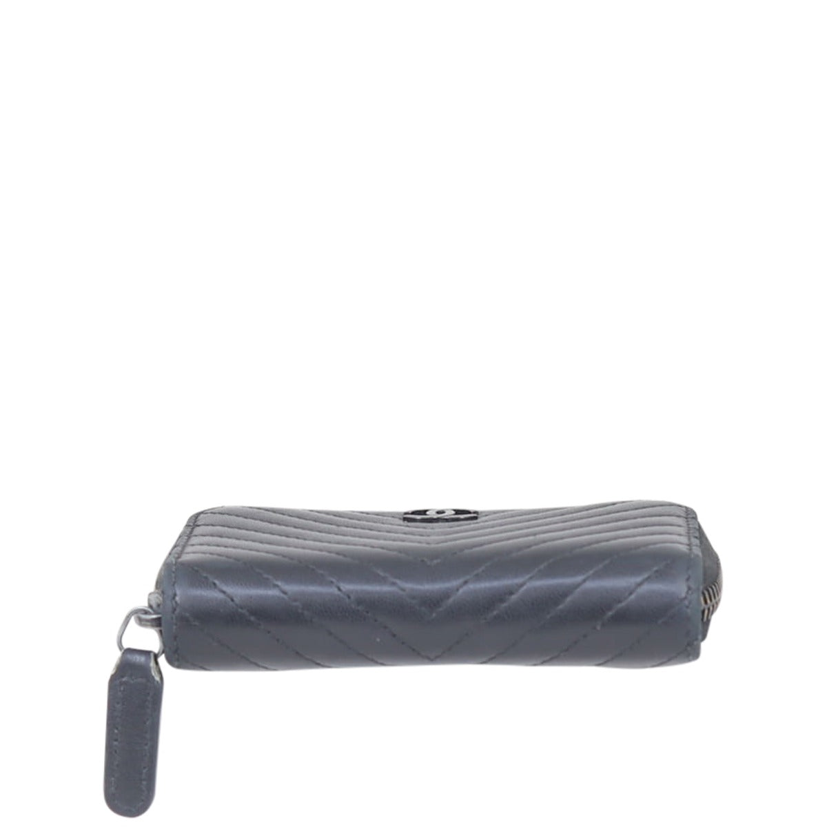 Chanel Chevron Zipped Coin Purse