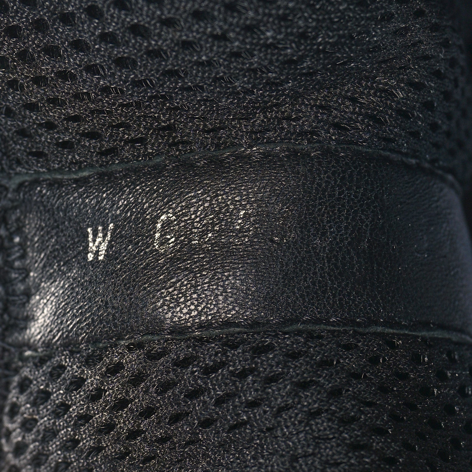 Suede Calfskin CC Sneakers 39 Navy