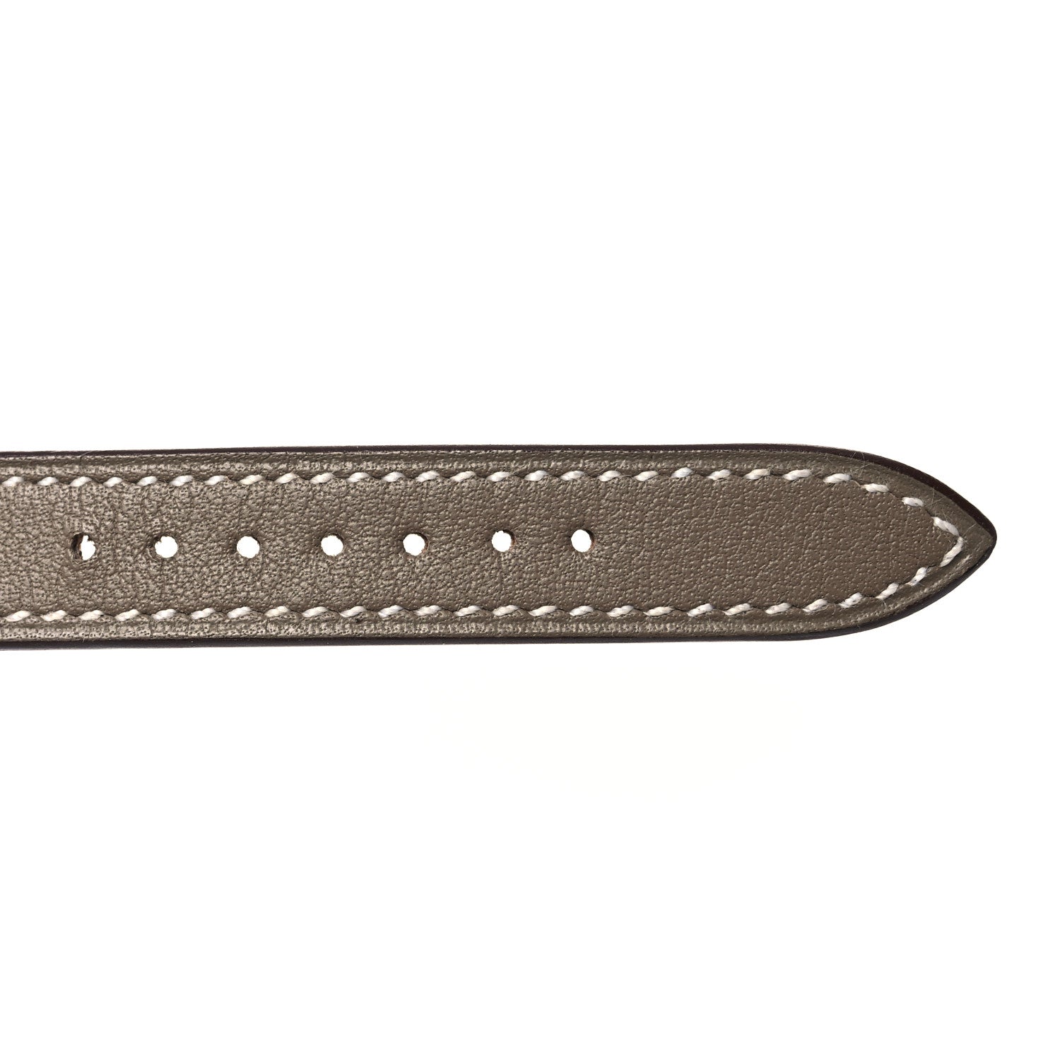 Swift Heure H Hour Mini 17mm Watch Double Tour Strap Etoupe