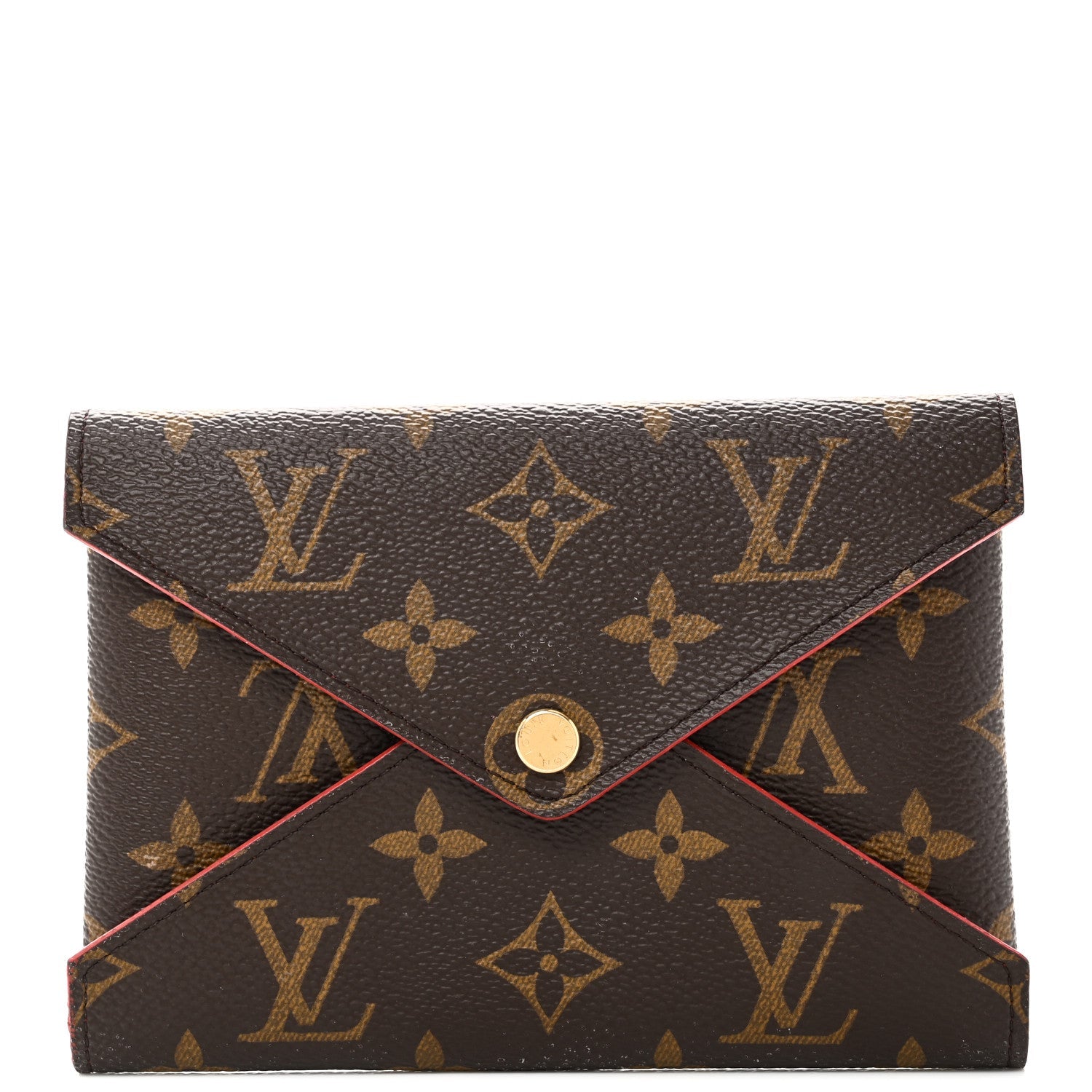 Monogram Medium Kirigami Pochette Insert Coquelicot