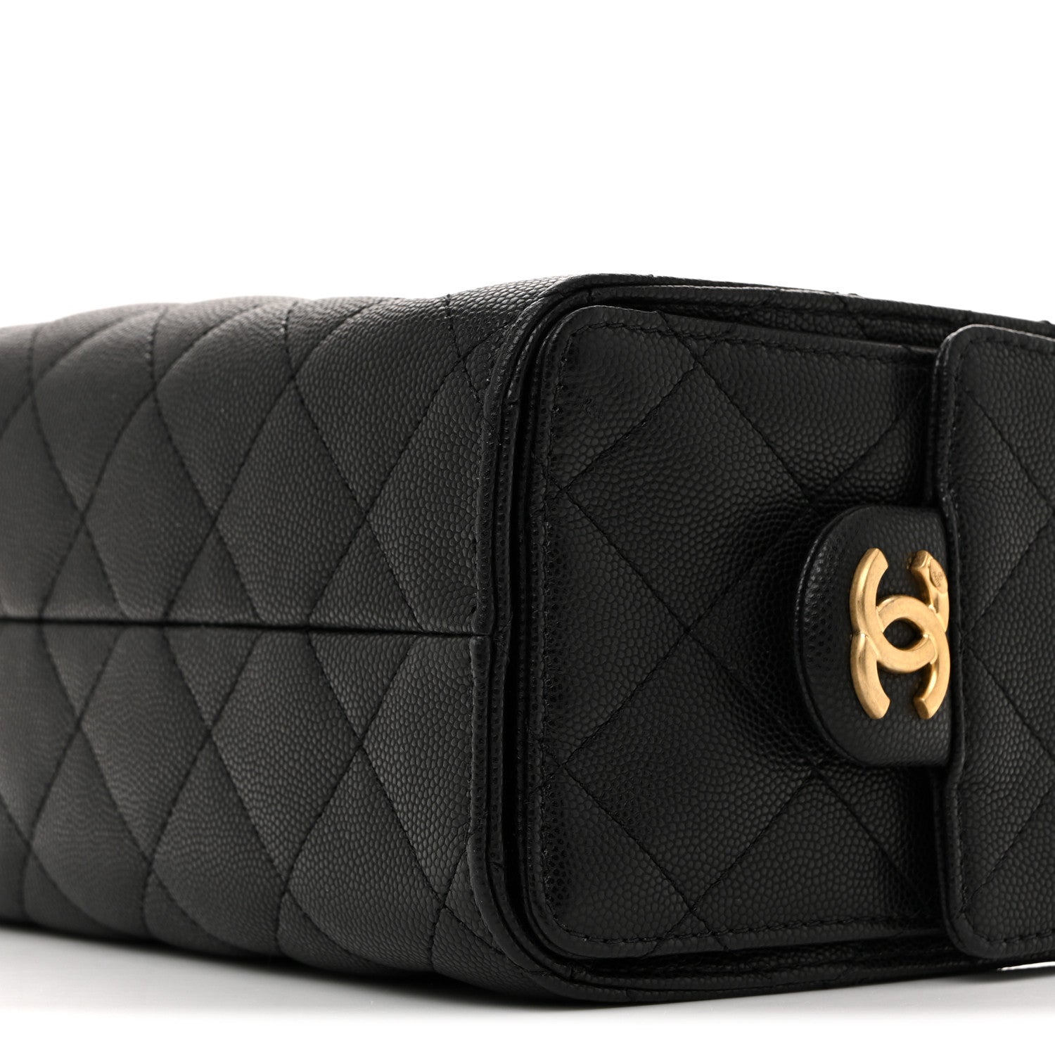Caviar Quilted Mini Chanel 25 Handbag Black