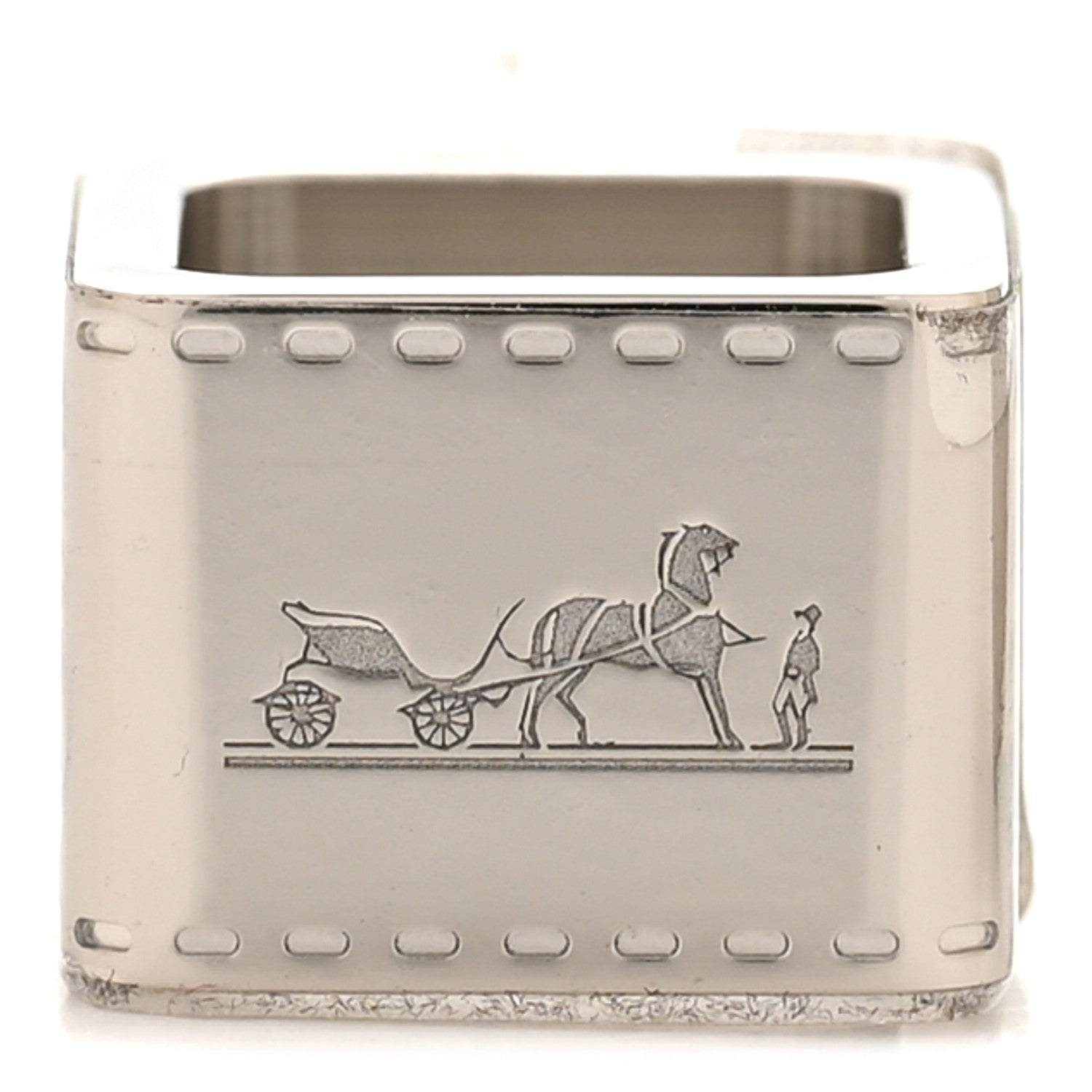 Palladium Mini Bolduc Scarf Ring