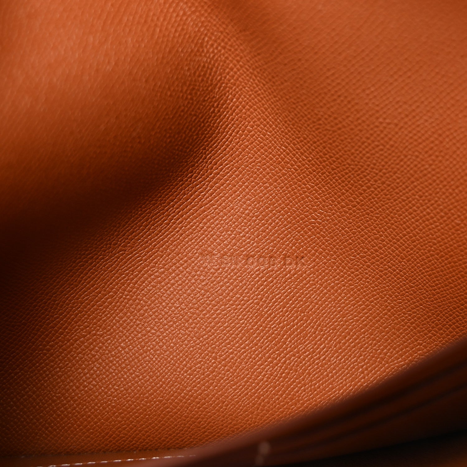 Madame Calfskin Kelly Pocket Long Wallet Gold
