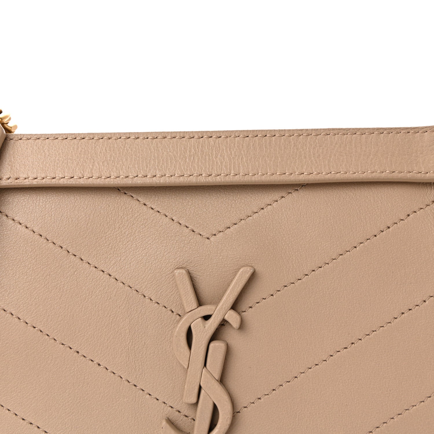 Lambskin Matelasse Monogram Baby Niki Chain Satchel Dark Beige