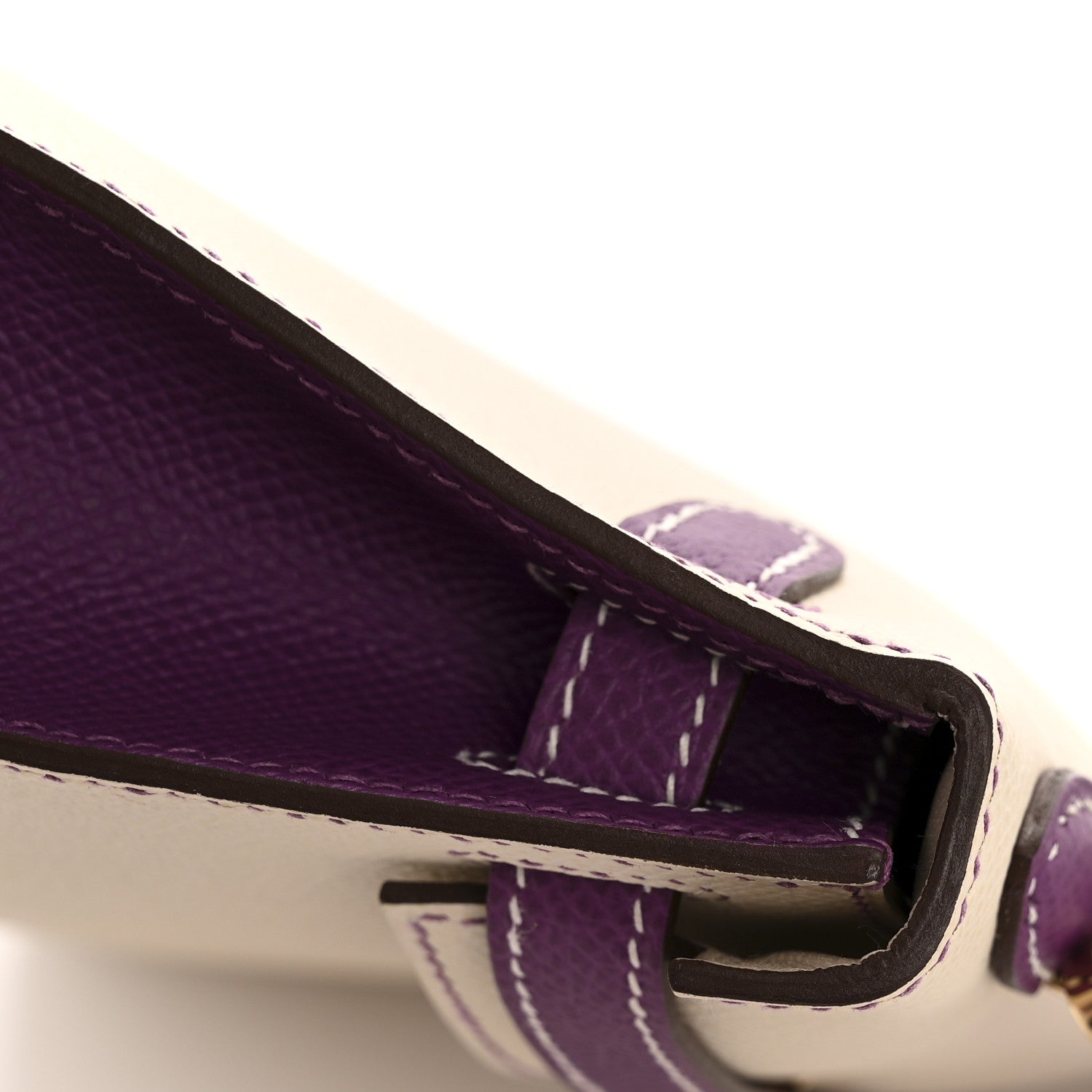 Epsom Mini Horseshoe Kelly Sellier 20 Craie Anemone
