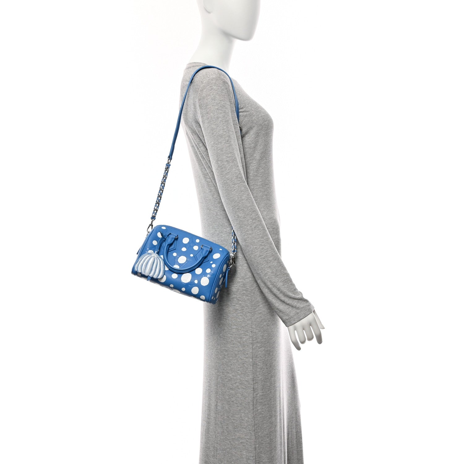 LV X YK Empreinte Speedy Bandouliere 20 Blue White