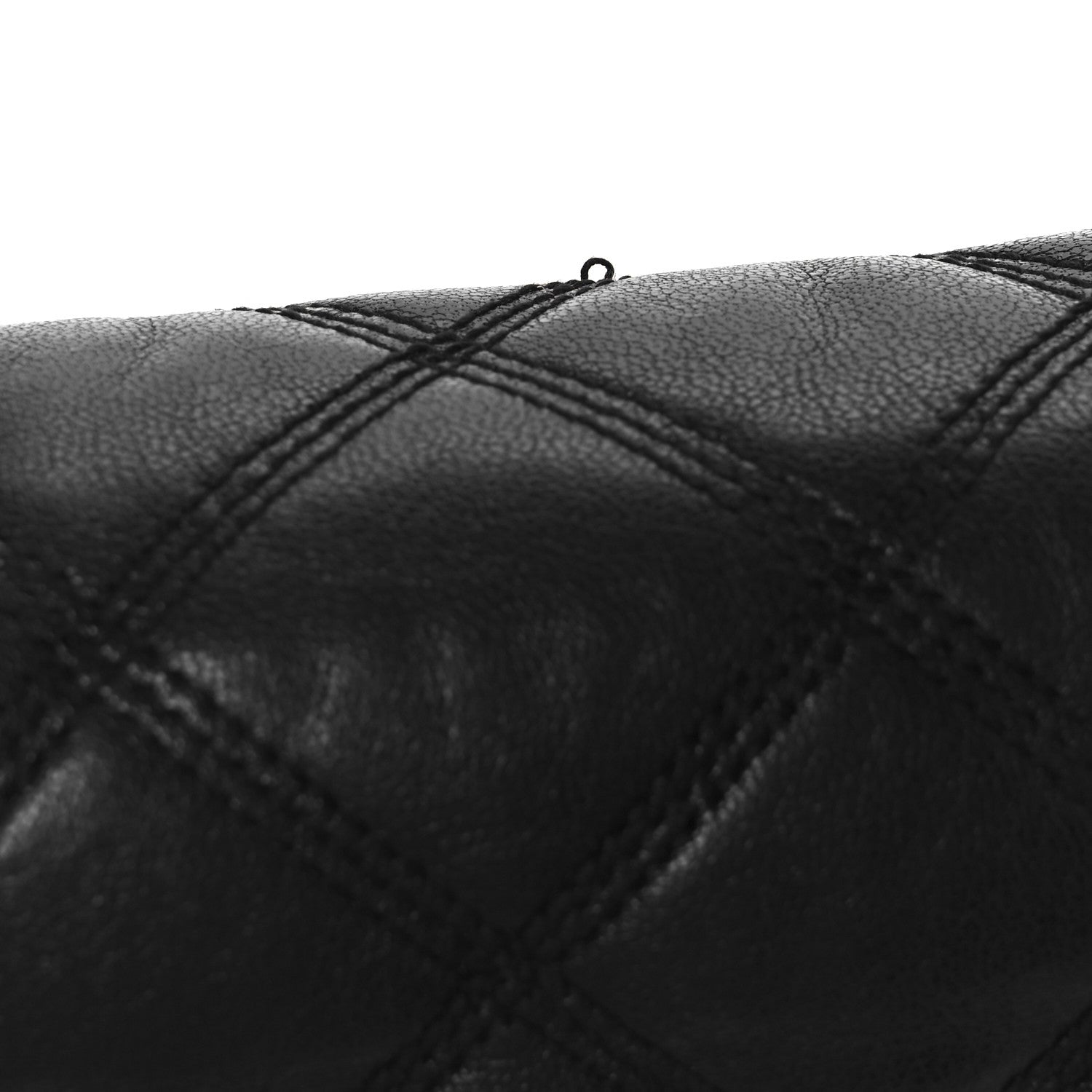 Lambskin Quilted Mini Becky Chain Bag Black