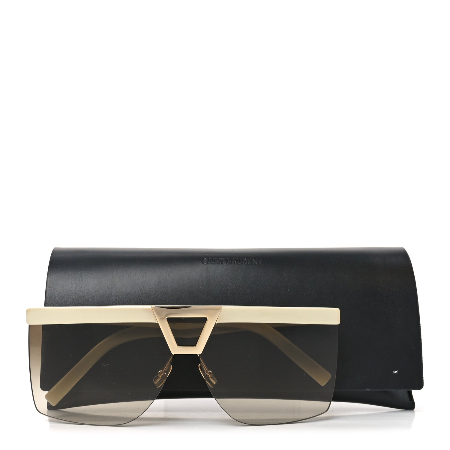 Acetate Palace Mask Sunglasses SL 537 White
