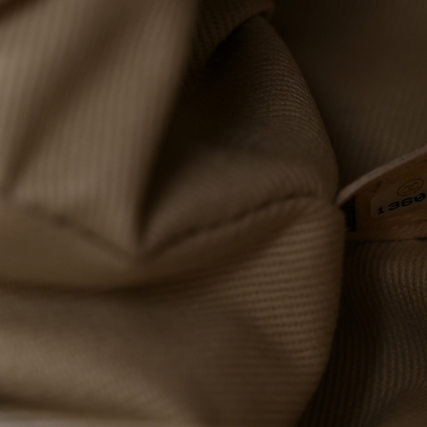 Glazed Goatskin Double Stitch Flap Ivory