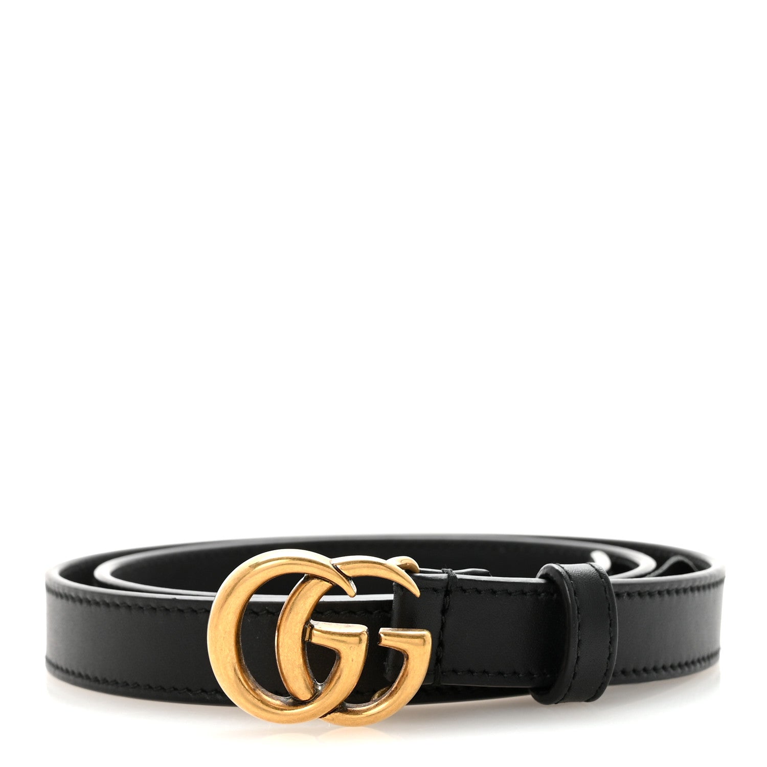 Calfskin Double G 75 30 Belt Black