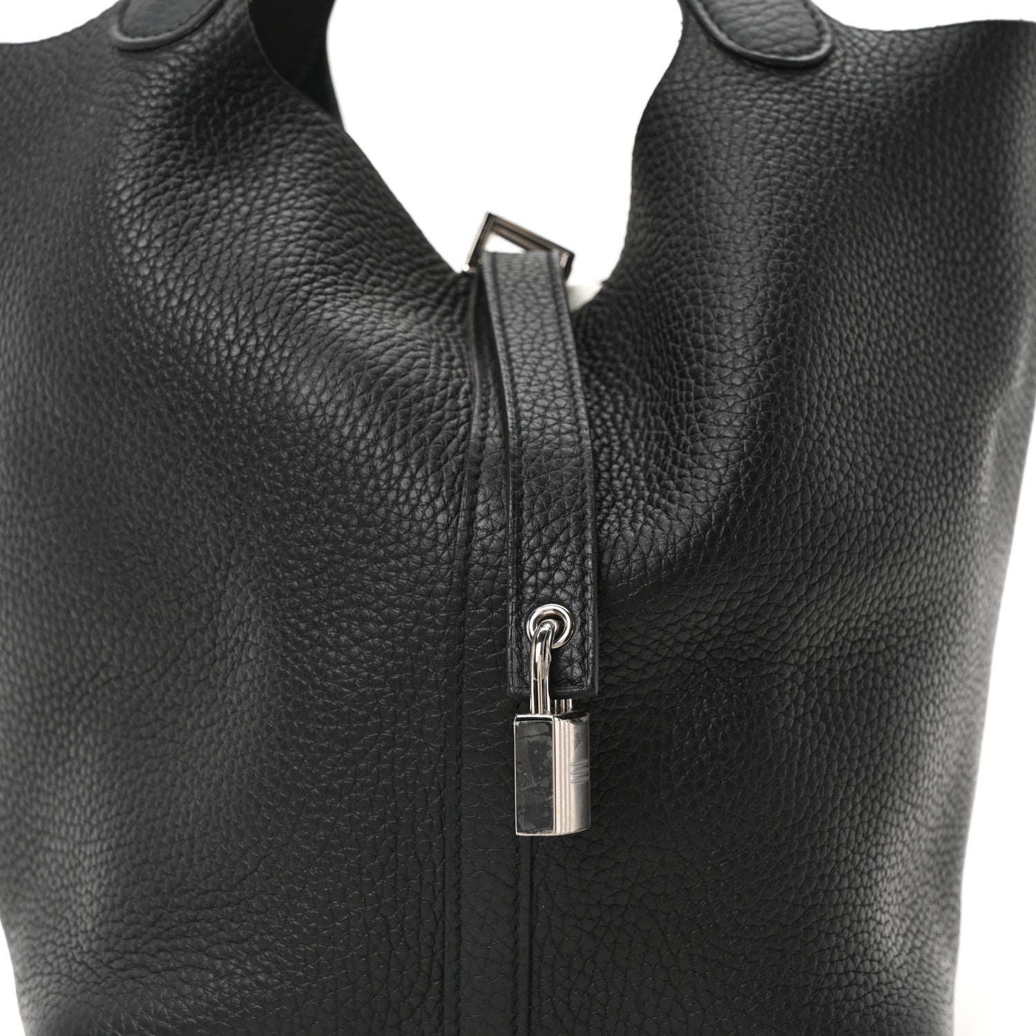Taurillon Clemence Picotin Lock 22 MM Black