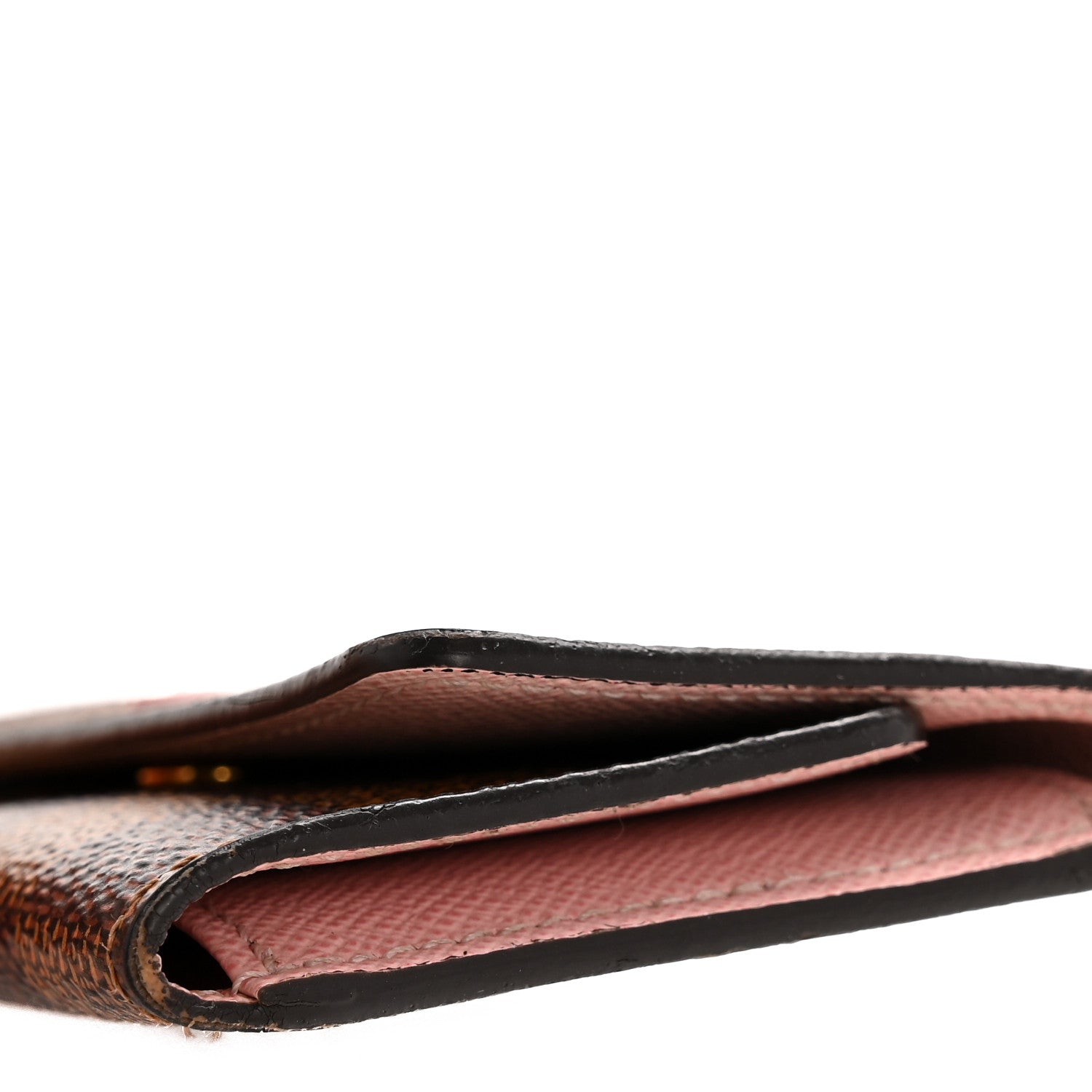Damier Ebene Multicles 6 Key Holder Rose Ballerine