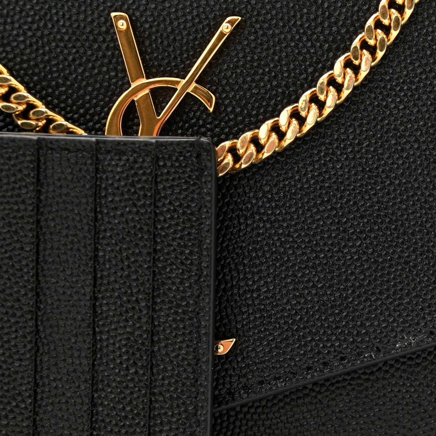 Grain de Poudre Uptown Chain Wallet Black