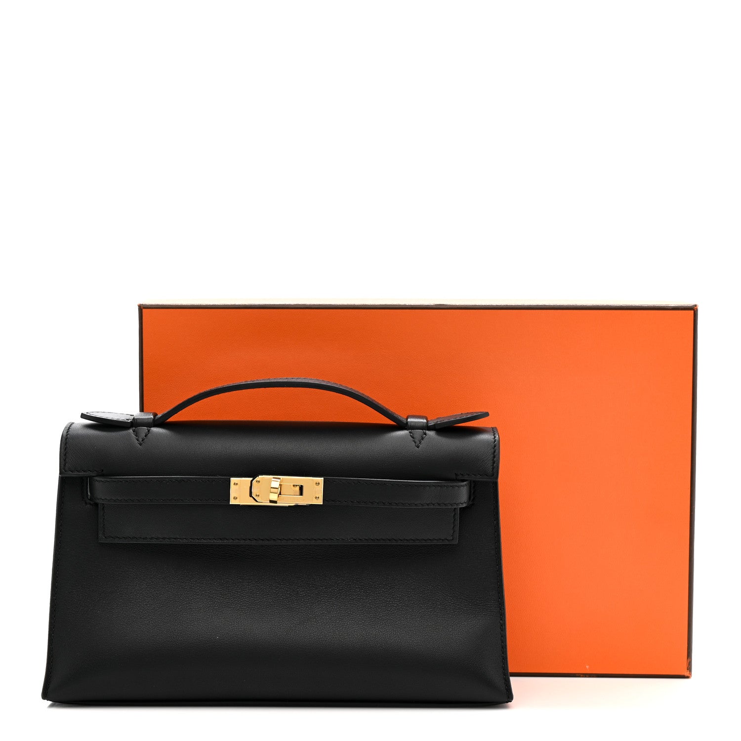 Swift Kelly Pochette Clutch Black
