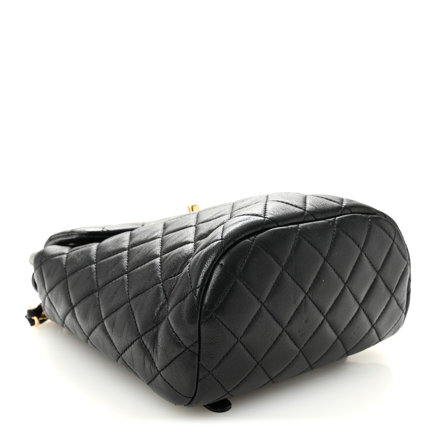 Calfskin Quilted Mini Urban Spirit Backpack Black