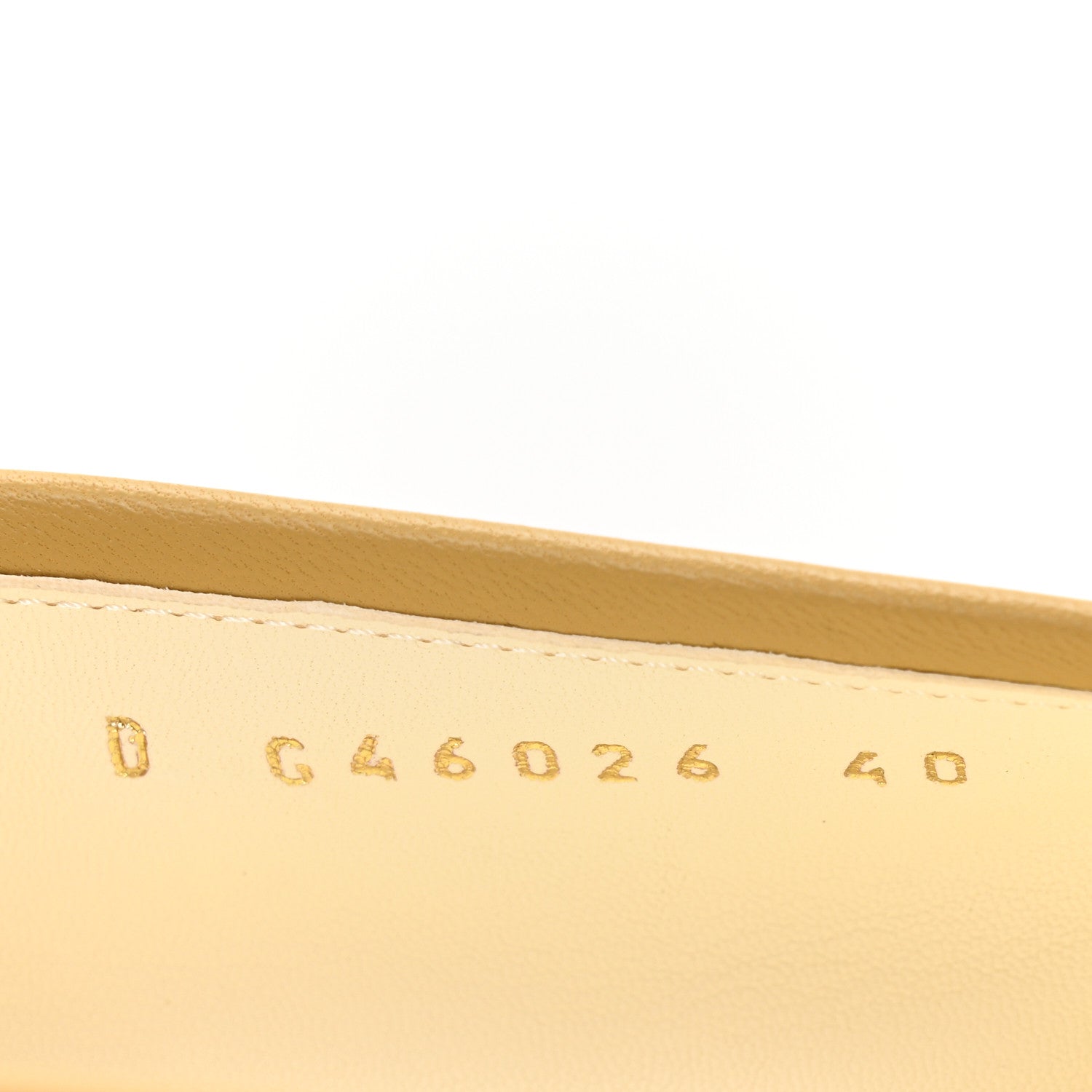 Suede Cap Toe CC Ballerina Flats 40 Beige Black
