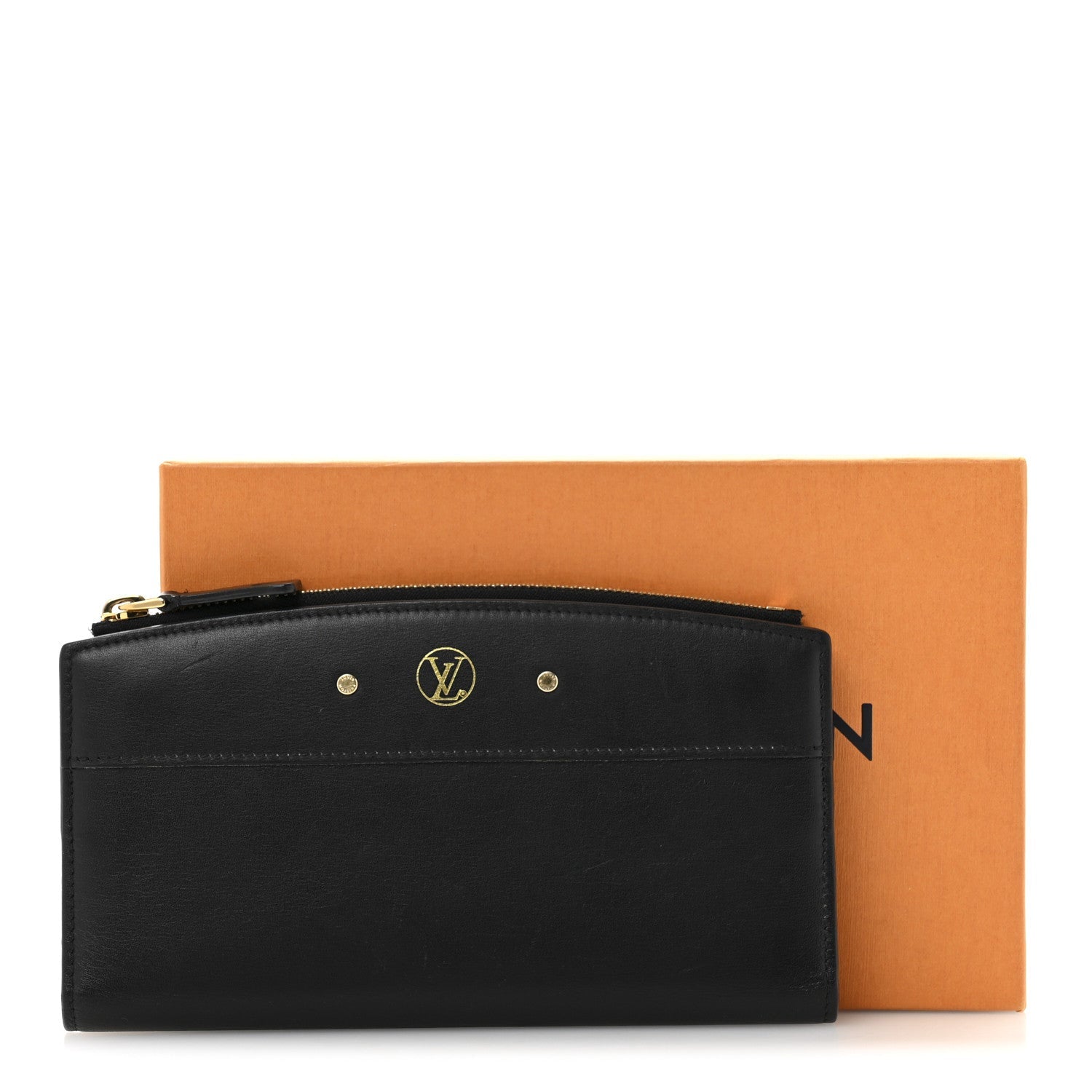 Calfskin City Steamer Wallet Black