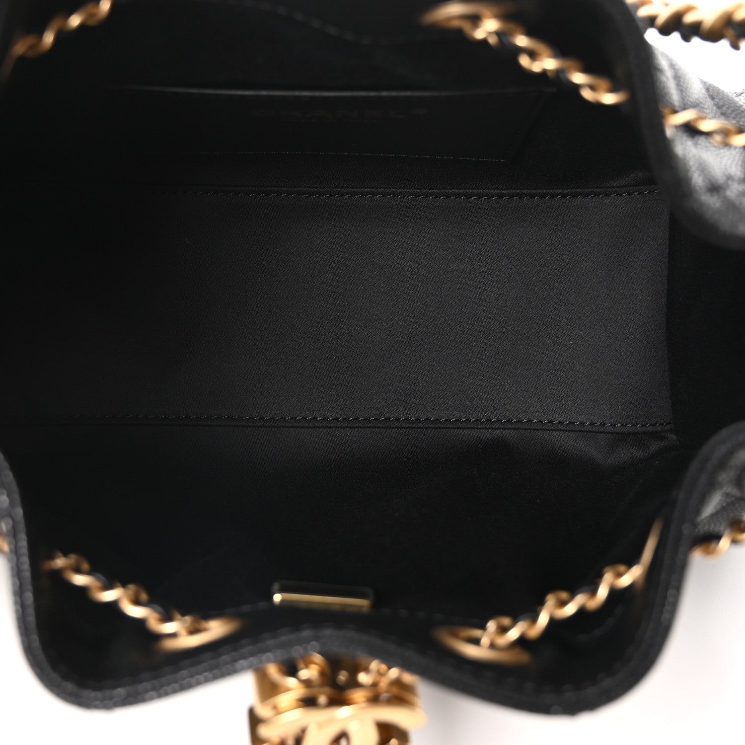 Caviar Quilted Mini Chanel 25 Handbag Black