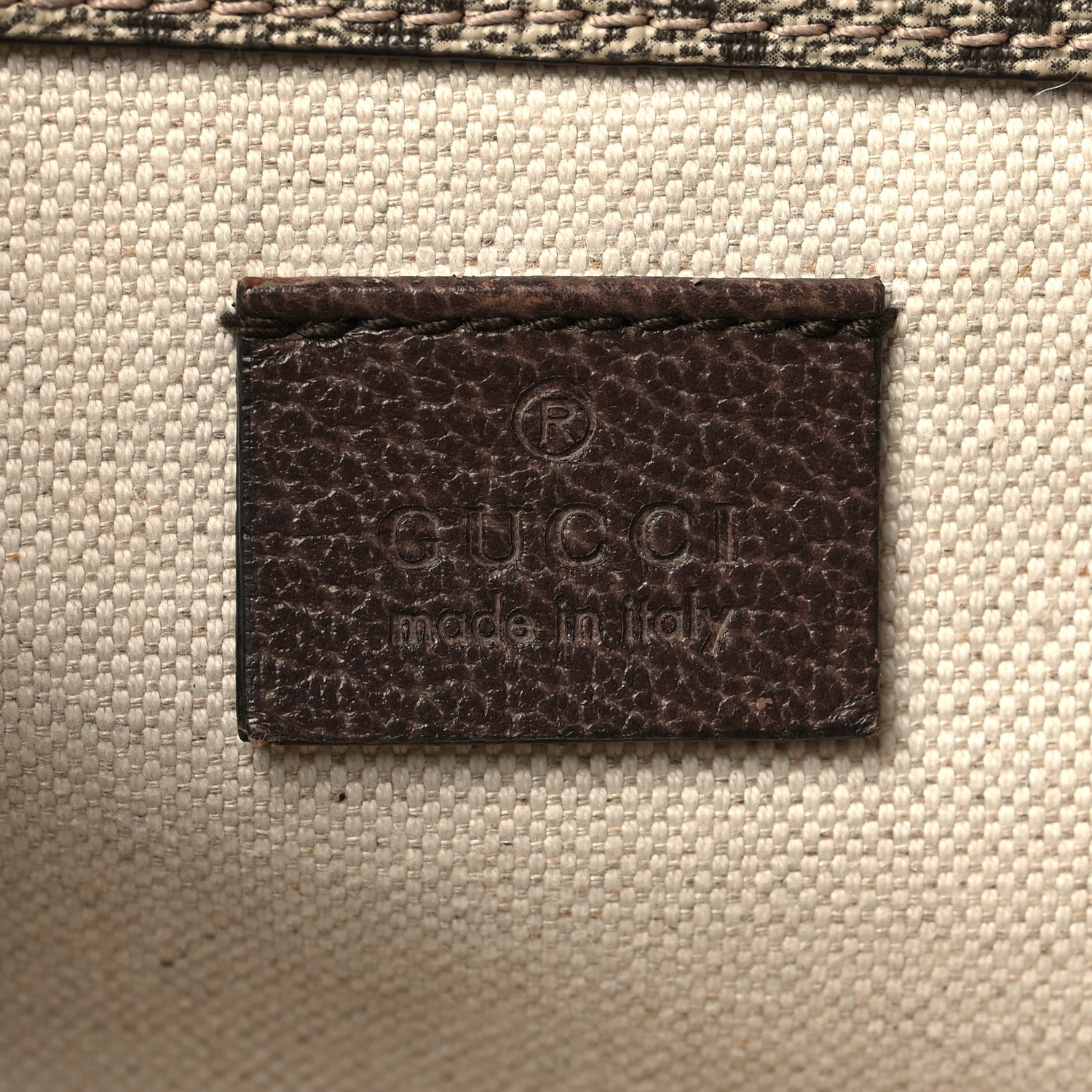GG Supreme Monogram Web Small Neo Vintage Double Flap Messenger Bag Beige New Acero