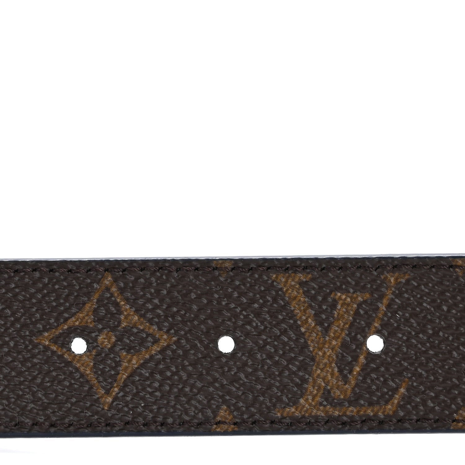 Calfskin Monogram 30mm LV Initiales Reversible Belt 90 36 Blue