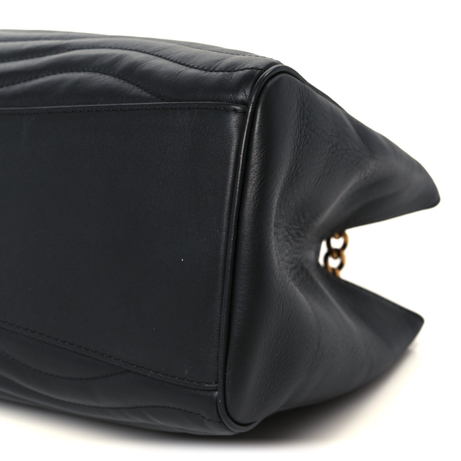 Calfskin New Wave Chain Tote Black