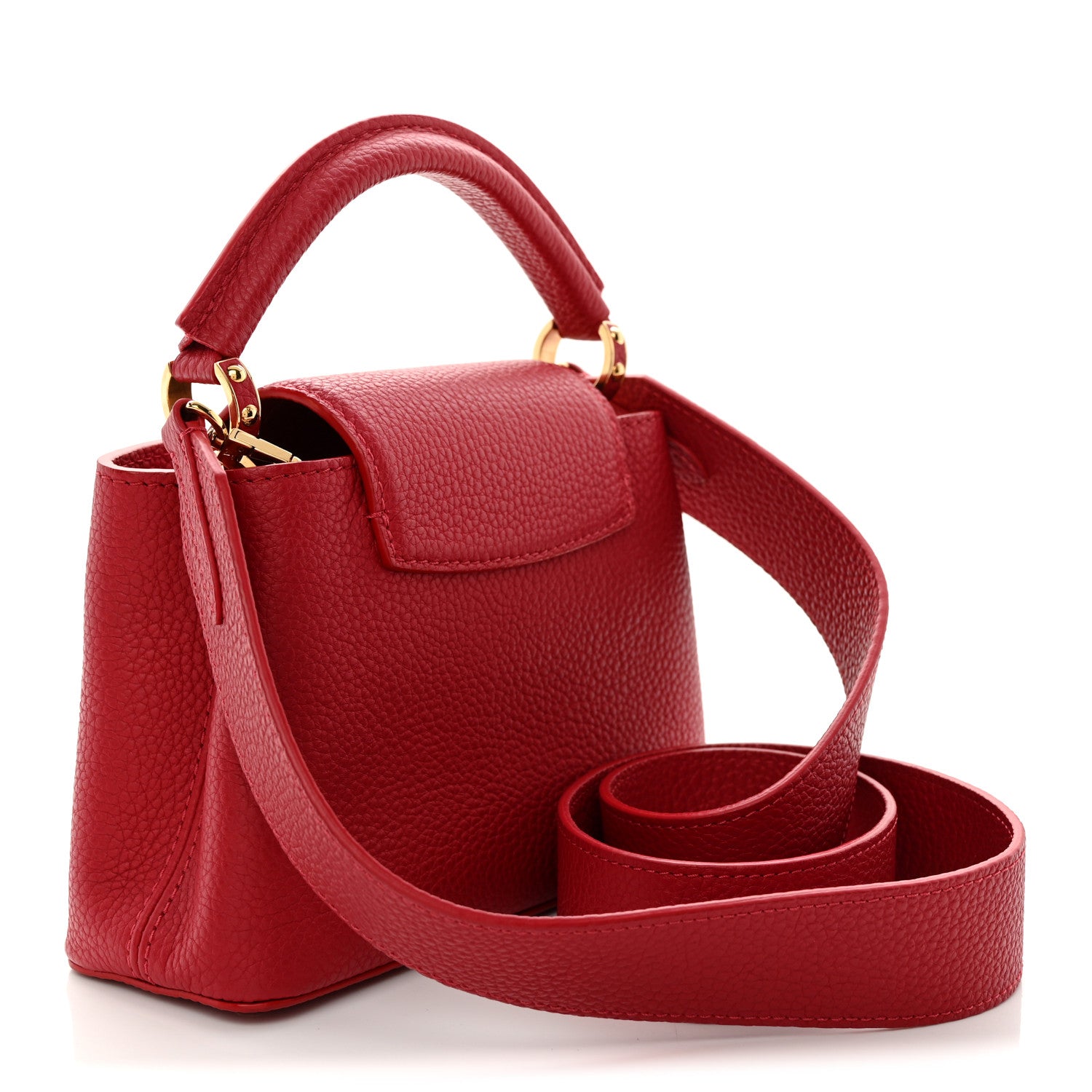 Taurillon Mini Capucines Scarlet