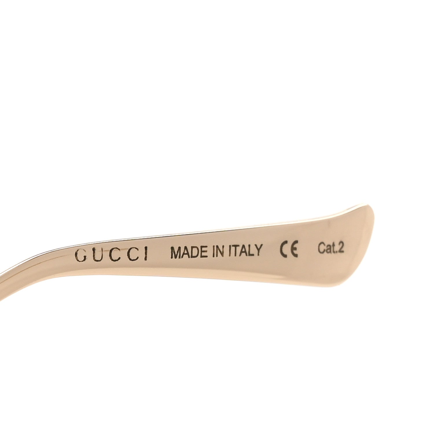 Metal Oversized Round Frame GG0225S Sunglasses Gold
