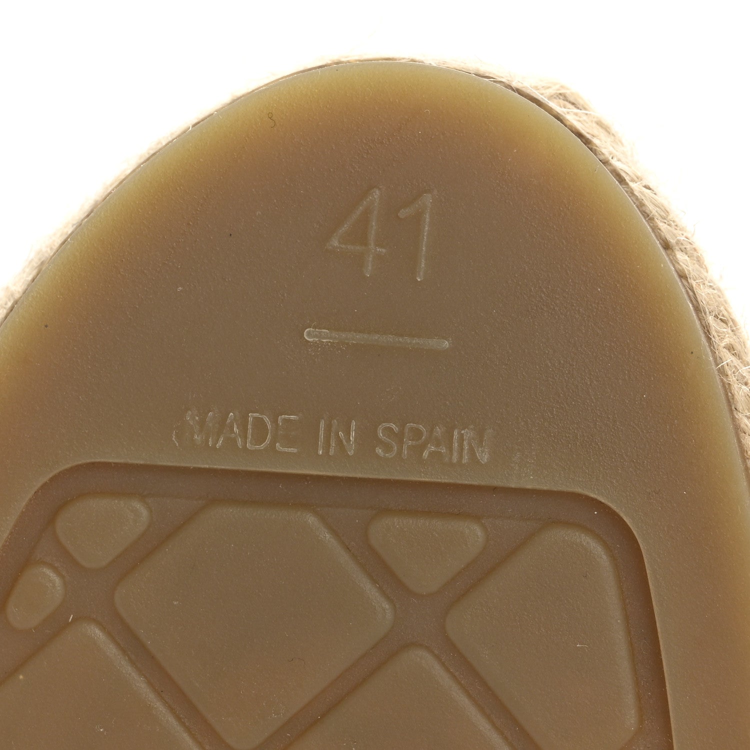 Lambskin CC Espadrilles 41 Black White Grey