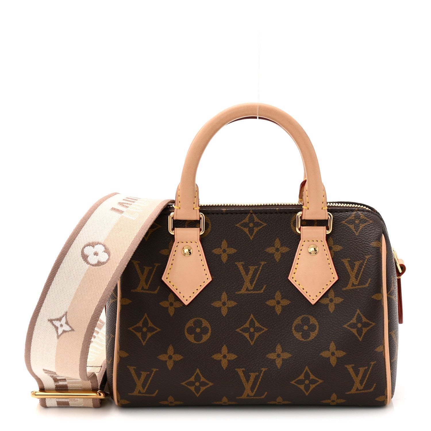 Monogram Speedy Bandouliere 20 Beige
