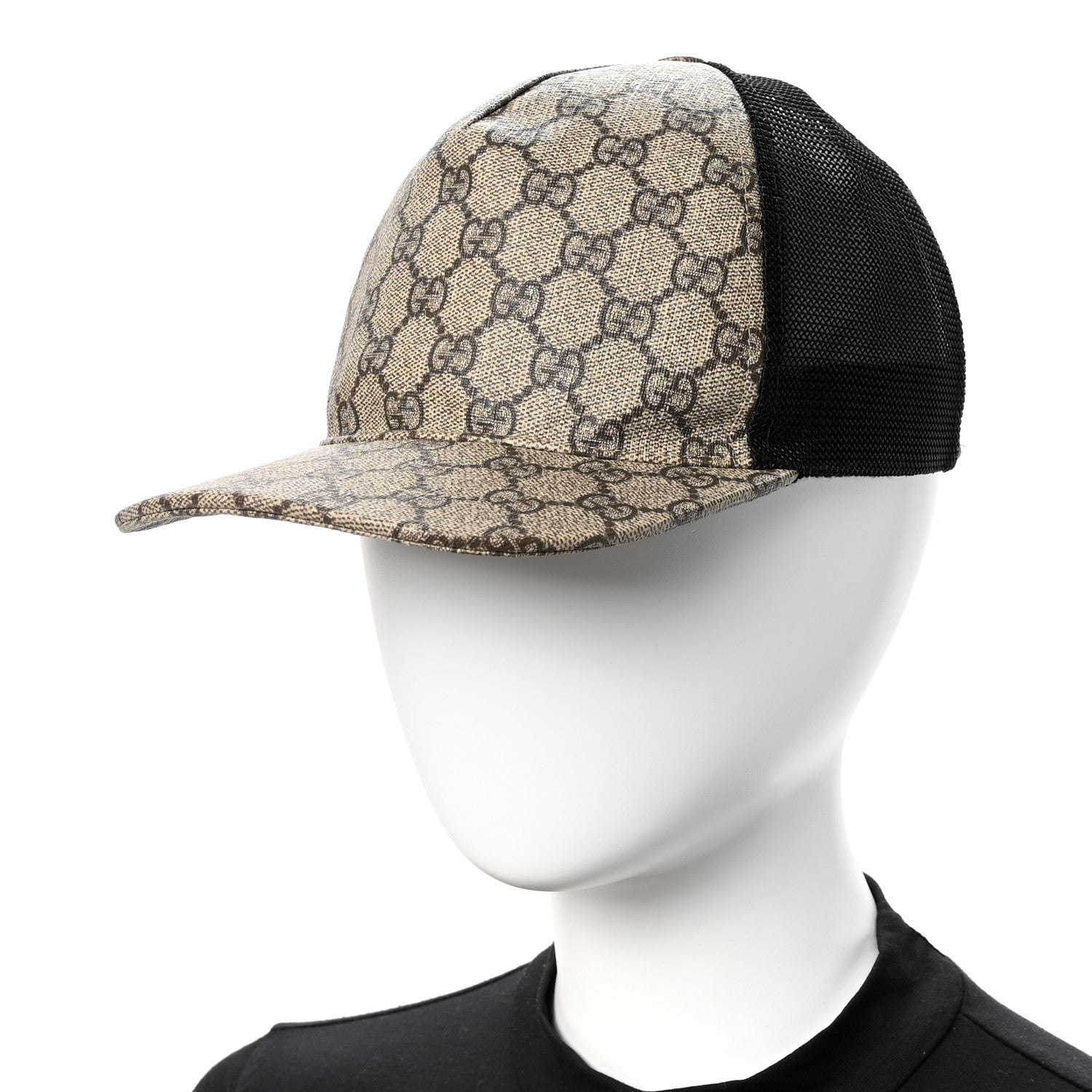 GG Supreme Monogram Baseball Hat L 59 Beige