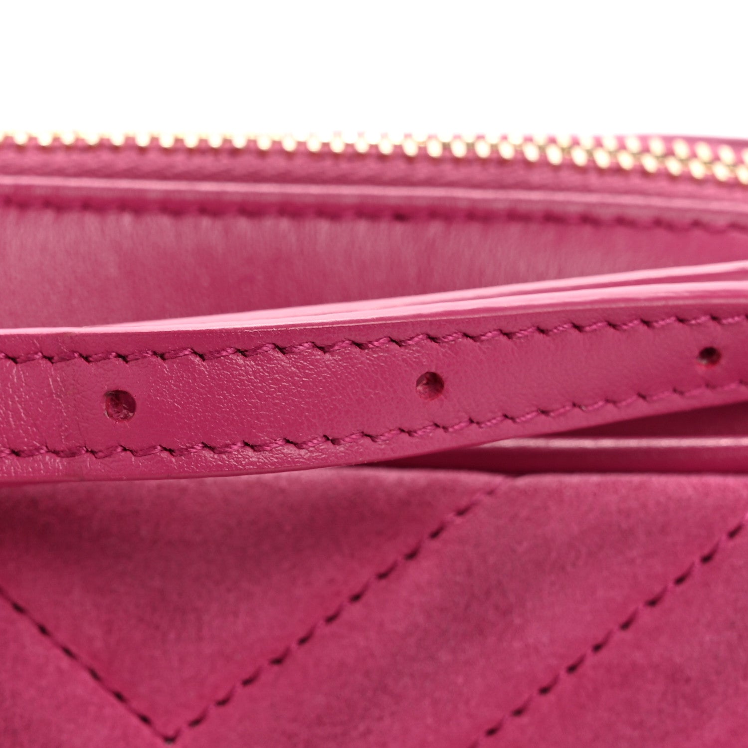 Suede Matelasse Monogram Lou Camera Bag Rose