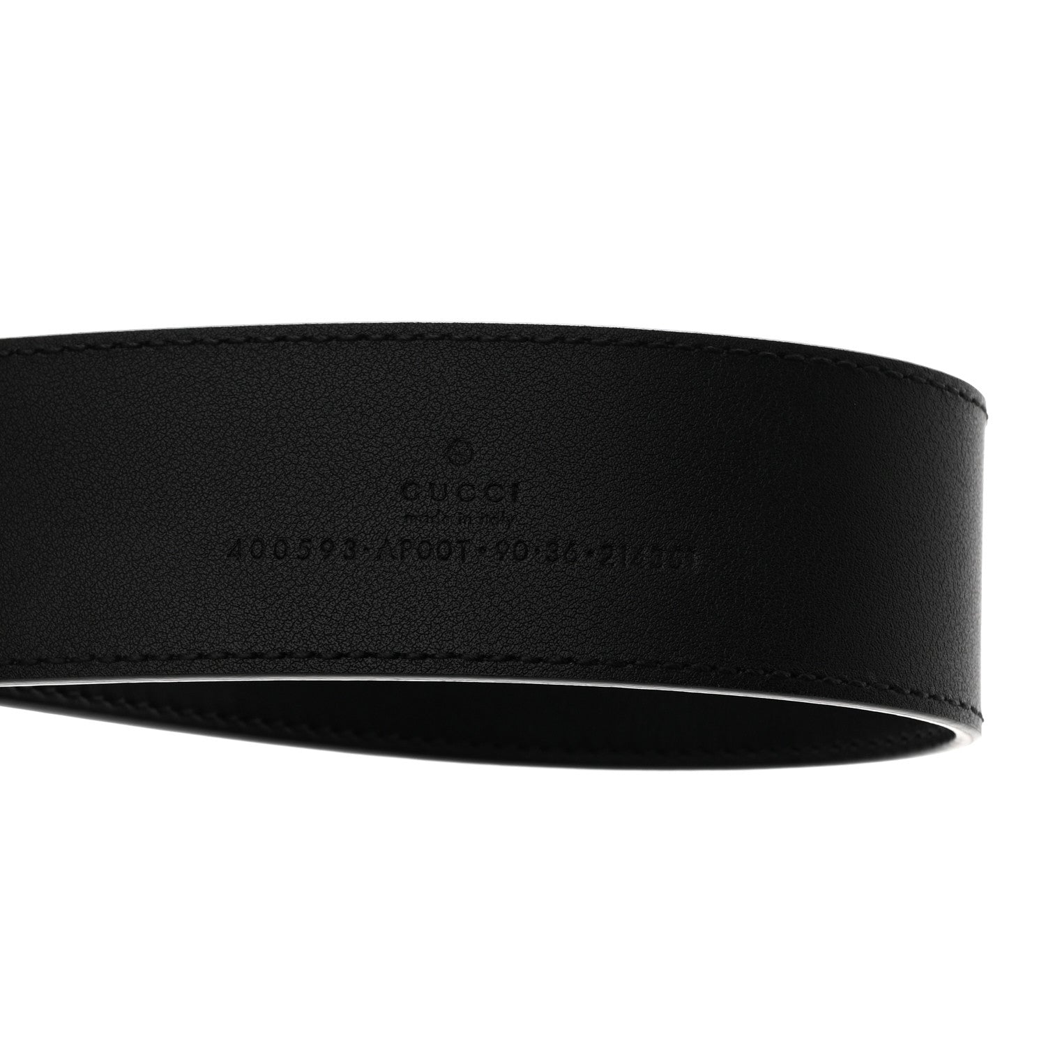 Calfskin Double G 40mm Belt 90 36 Black