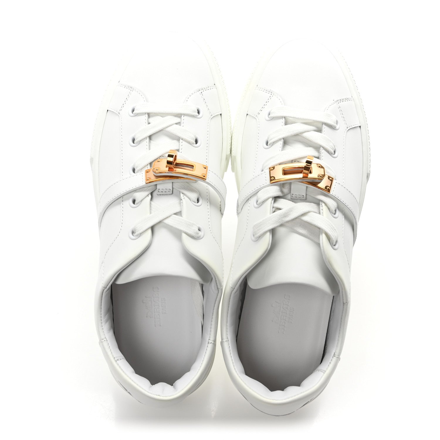 Calfskin Day Sneakers 40 White