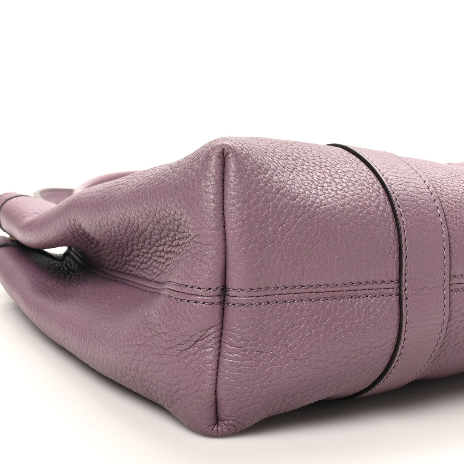 Pebbled Calfskin Old Libeccio Miss GG Tote Purple