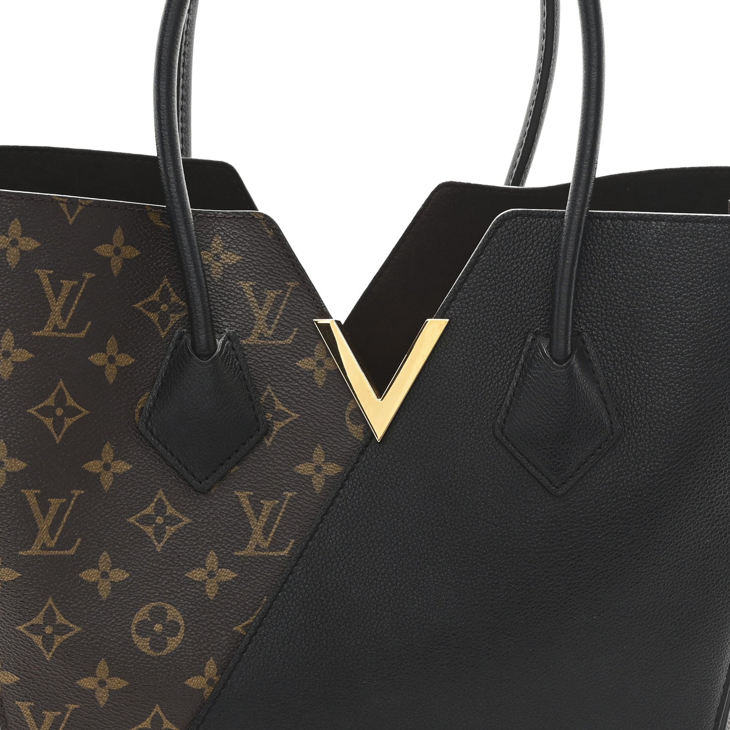 Calfskin Monogram Kimono Tote Black
