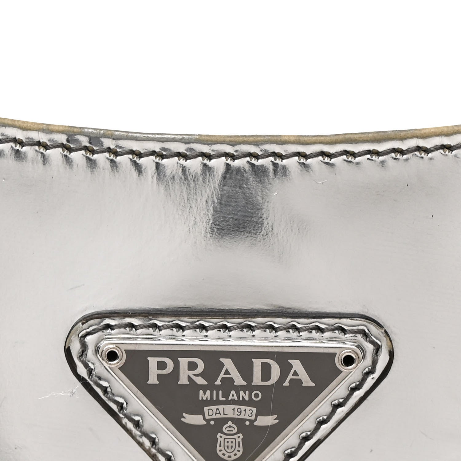 Spazzolato Cleo Shoulder Bag Argento