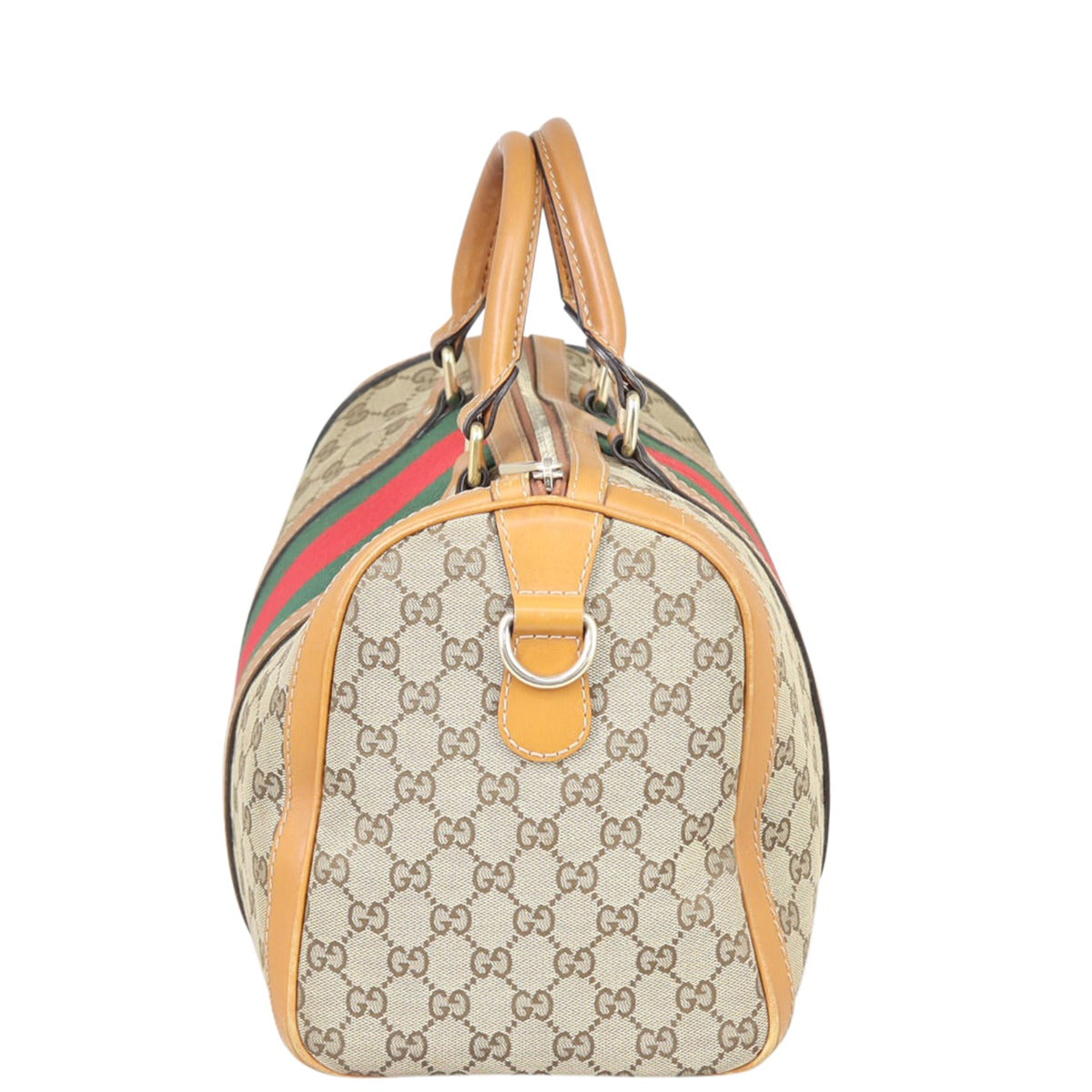 Gucci Vintage Web Original GG Boston Bag Medium