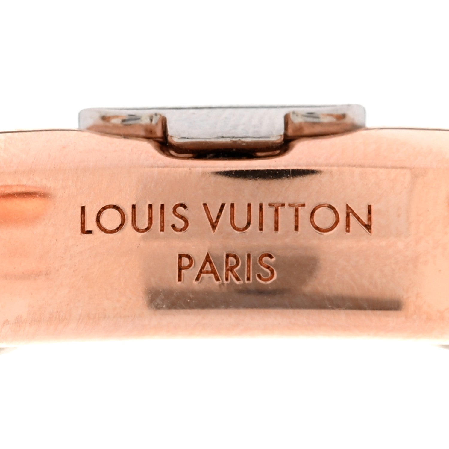 Metal Daily Monogram Bracelet S Rose Gold