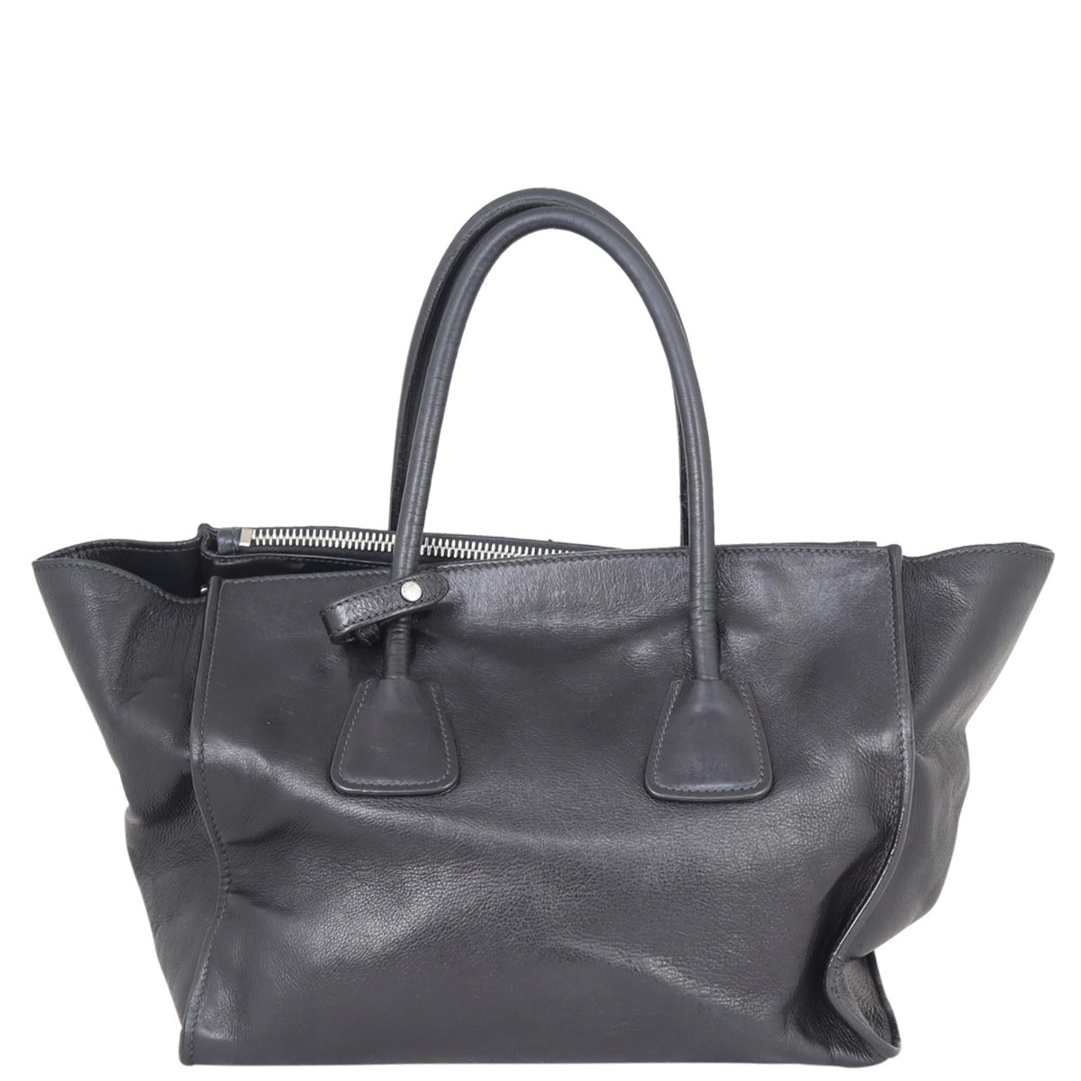 Prada Twin Pocket Glace Calfskin Tote