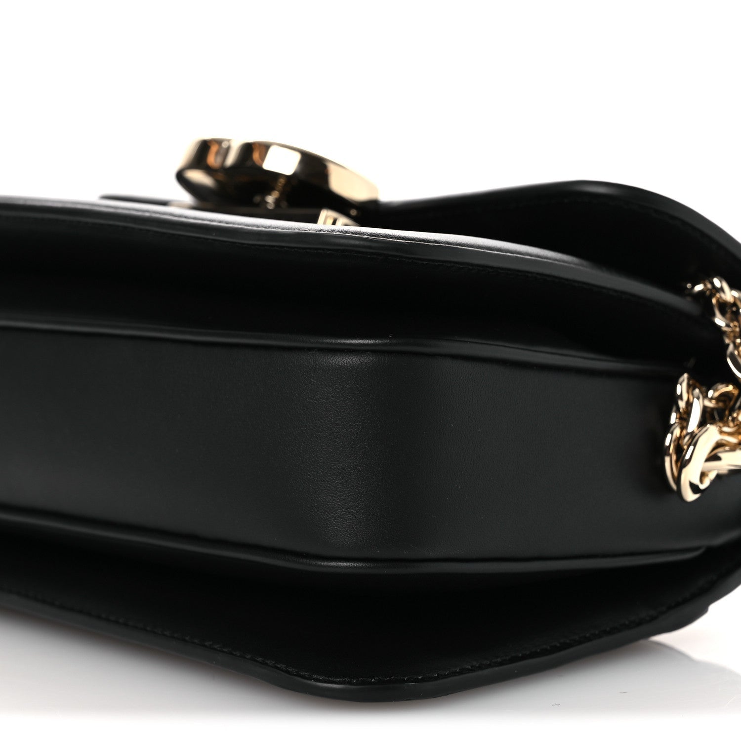 Crepe Wool Silk GG Monogram Go Small Shoulder Bag Black