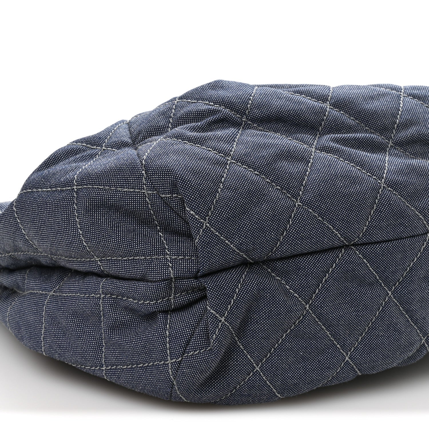 Denim Quilted Large Stretch Spirit Cabas Blue