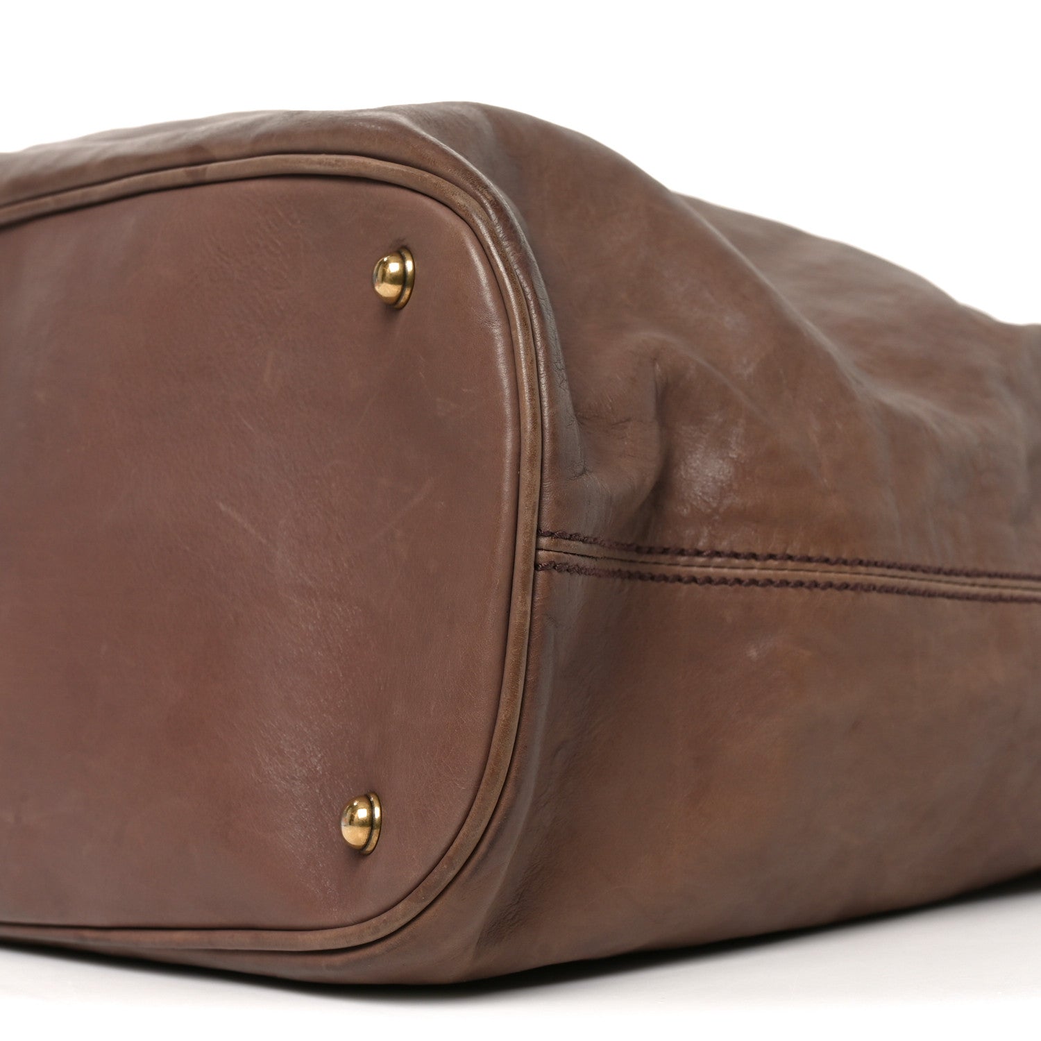 Calfskin Soft Icon Tote Pink Tan