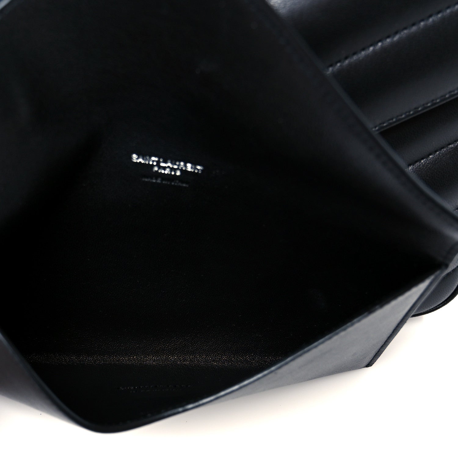 Lambskin Quilted Monogram Large LouLou Black