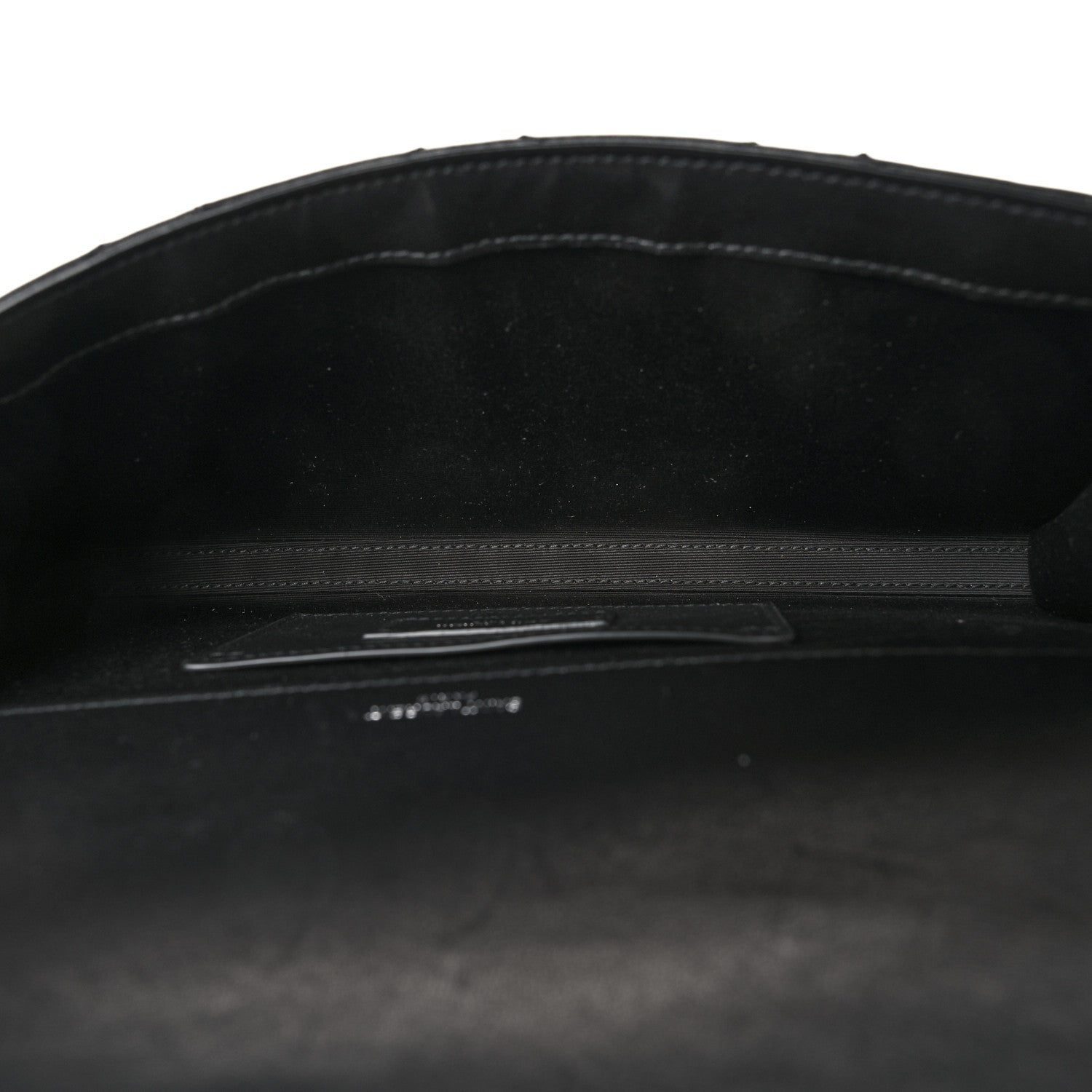 Lambskin Quilted Kate Clutch Black