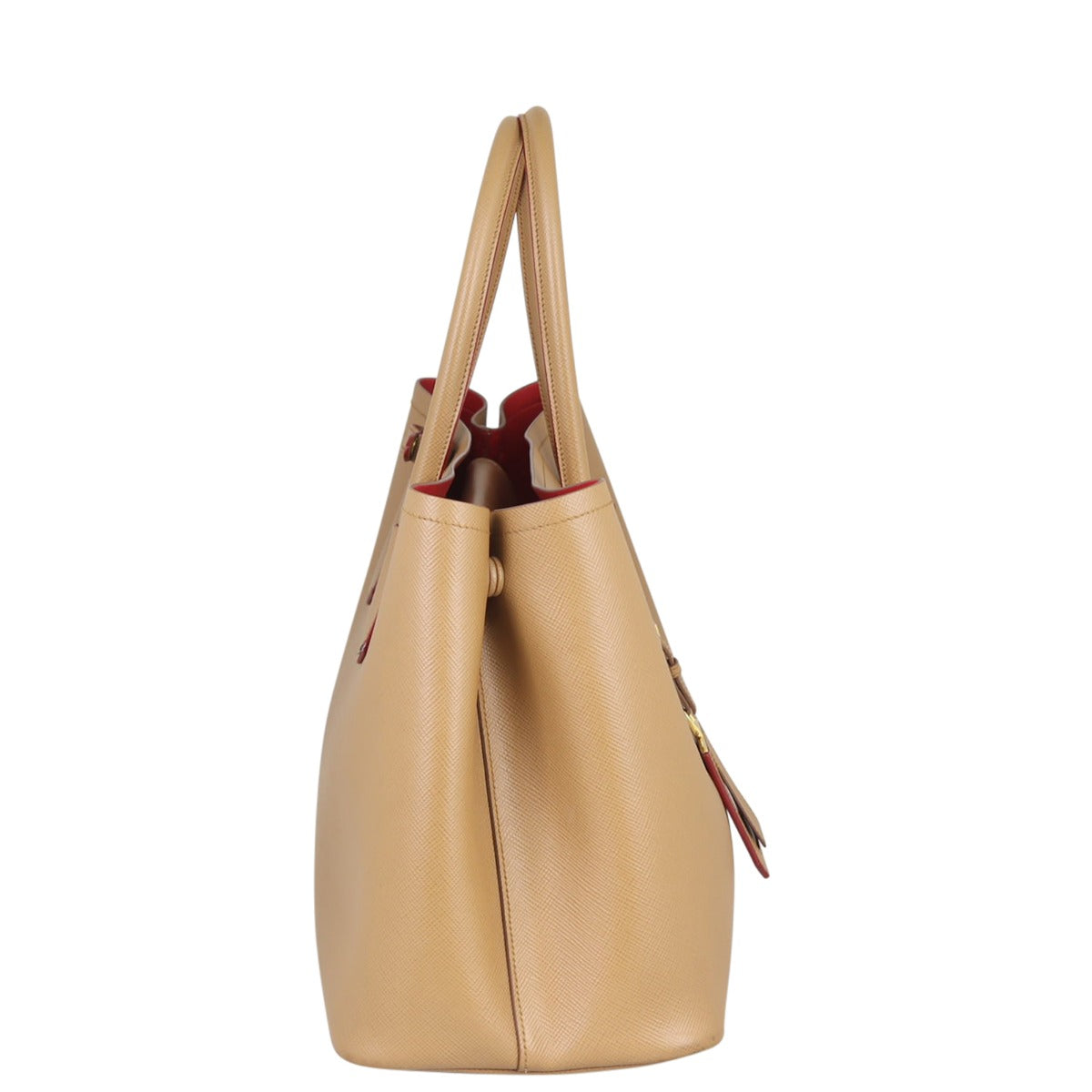 Prada Saffiano Cuir Double Bag Large