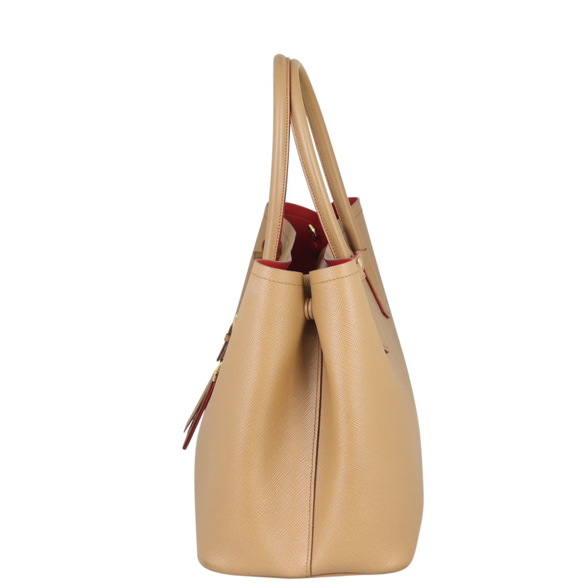 Prada Saffiano Cuir Double Bag Large