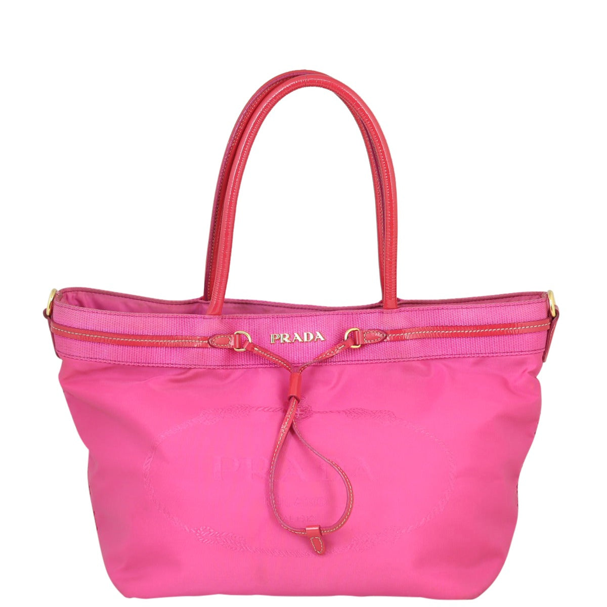 Prada Tessuto Jacquard Tote
