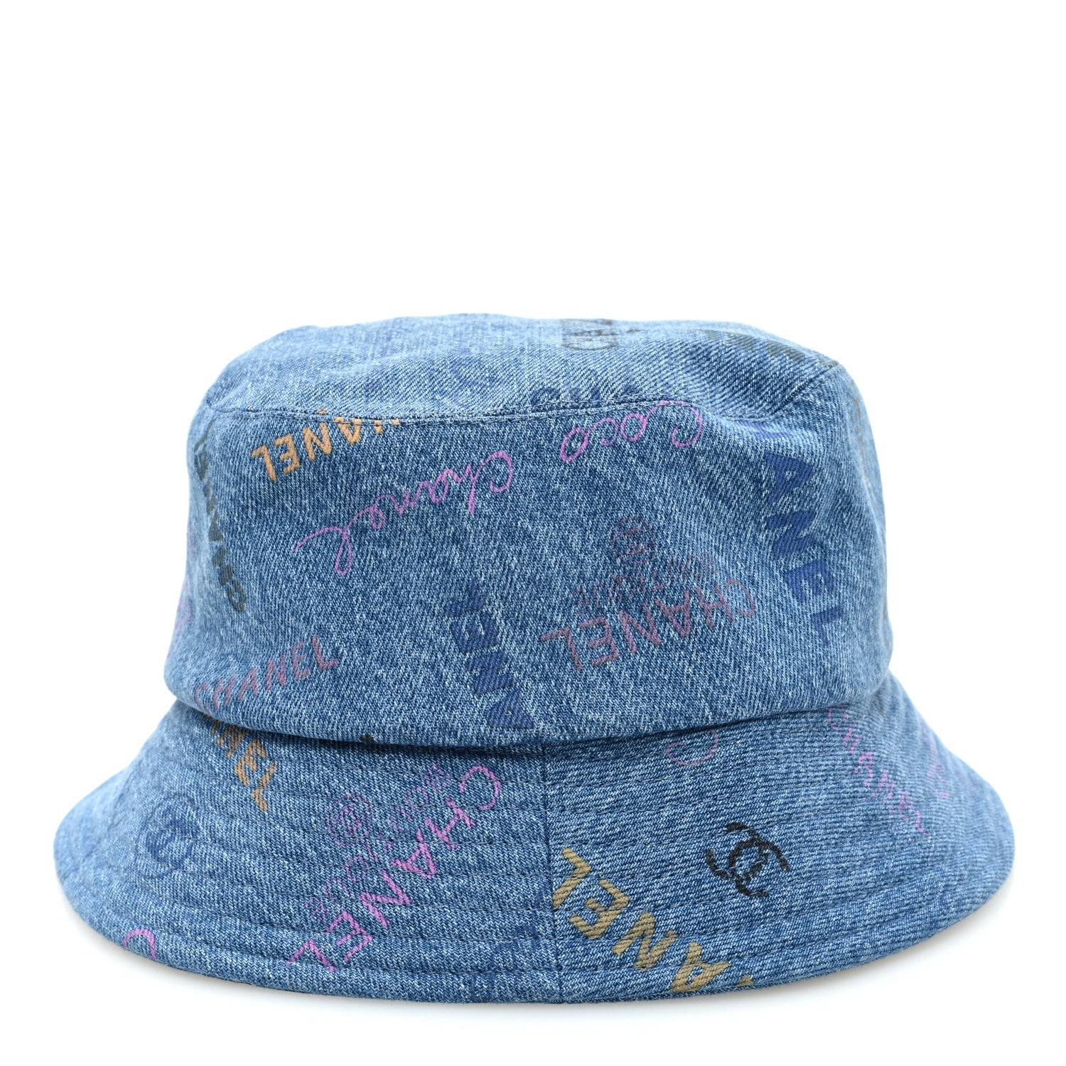 Denim Mood Cloche Bucket Hat M Blue