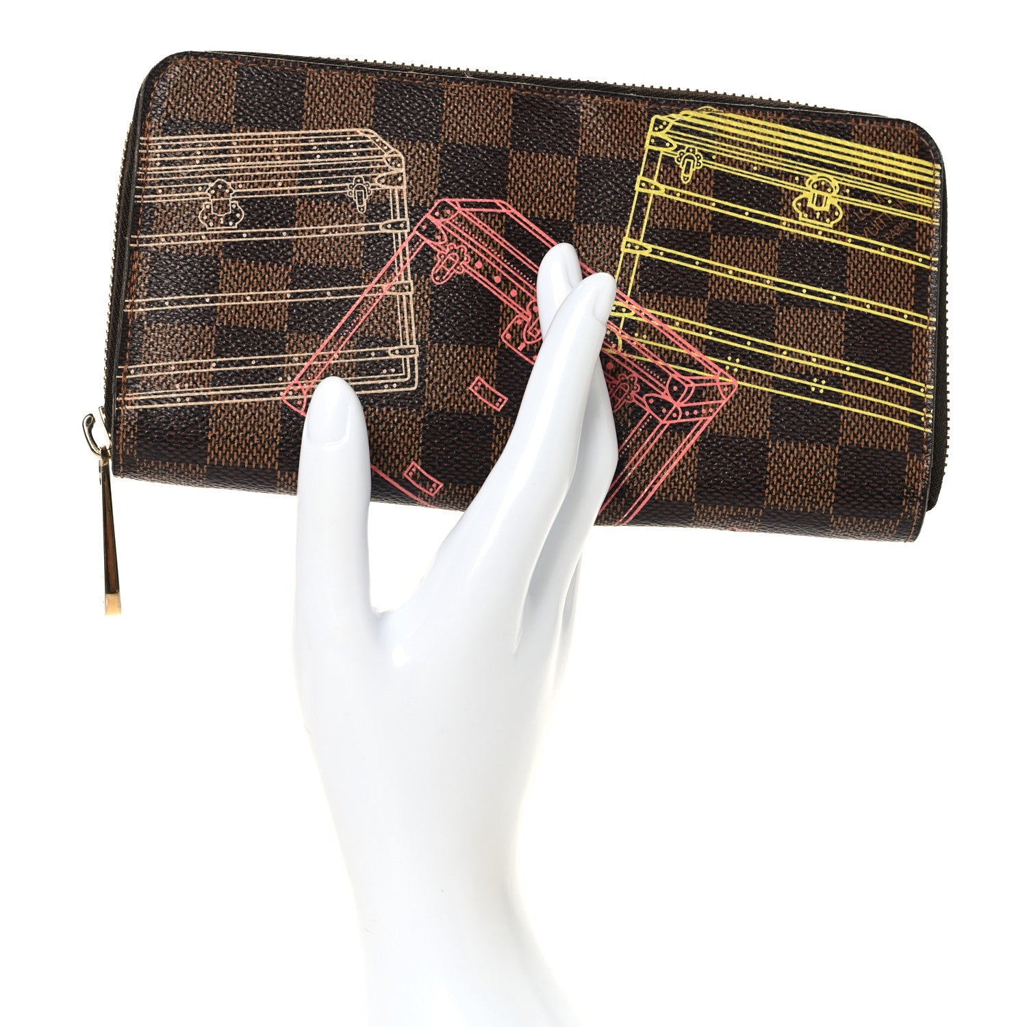 Damier Ebene 2014 Christmas Animation Zippy Wallet